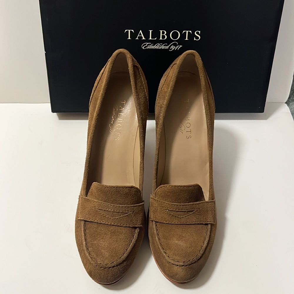 Talbots Brown Suede Heel - Picture 2 of 5